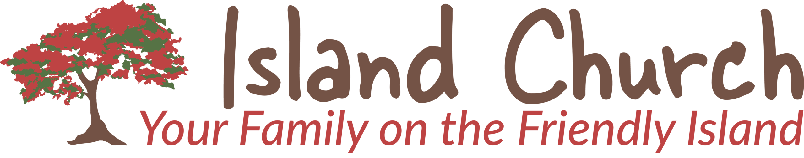 Horizontal-w-tagline Island Church logo